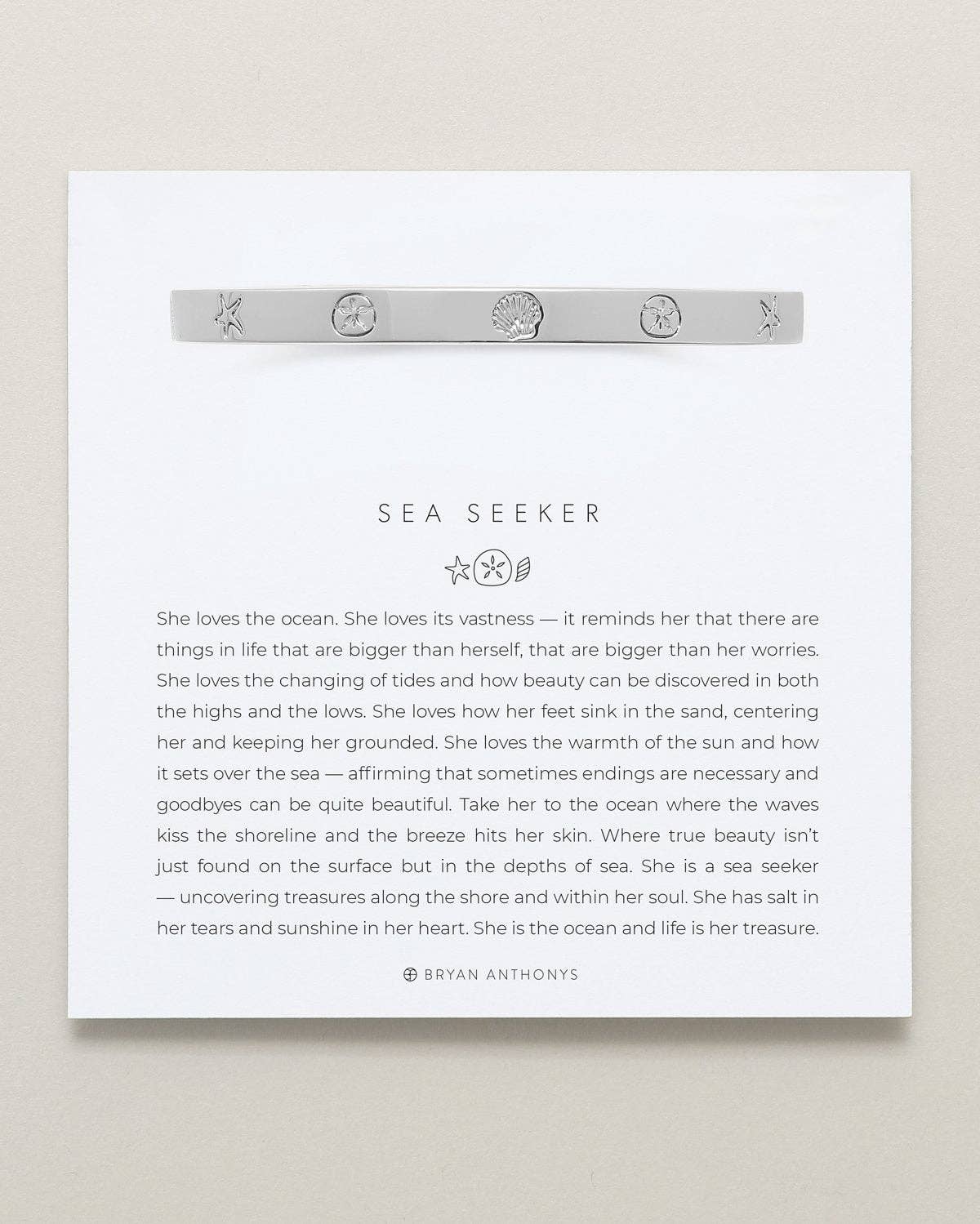 Sea Seeker Hinged Bracelet: 14k Gold / Small
