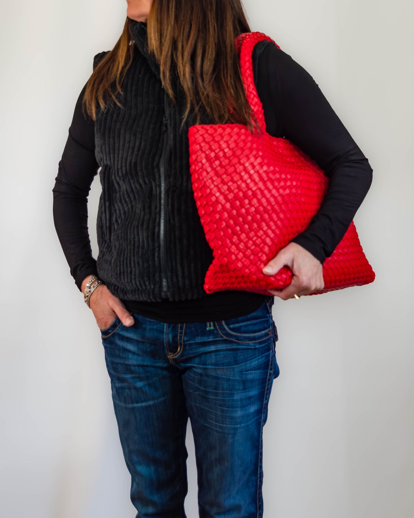 Corduroy Puffer Vest