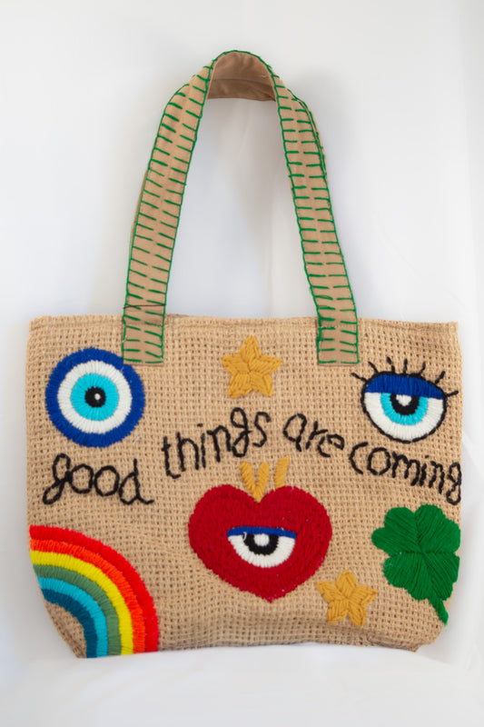 Good Things Are Coming Positivity Tote