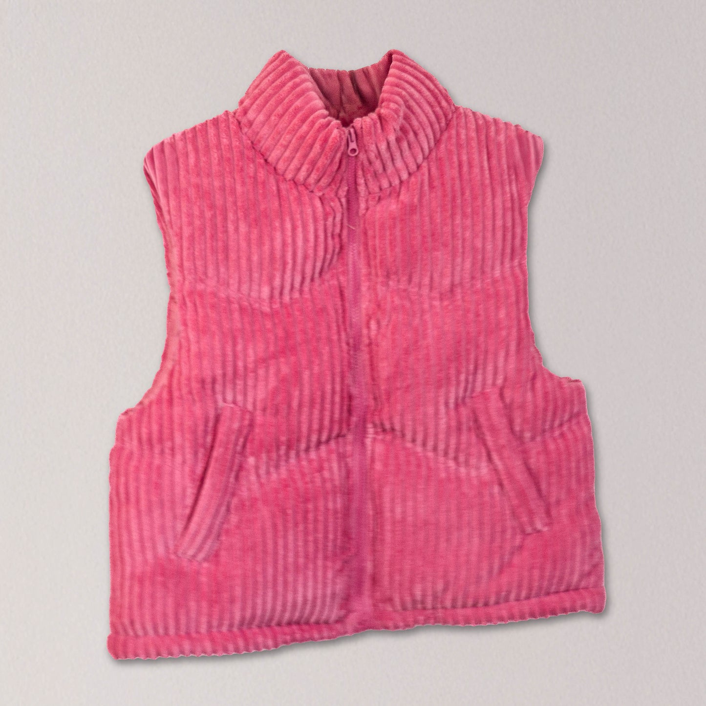 Corduroy Puffer Vest