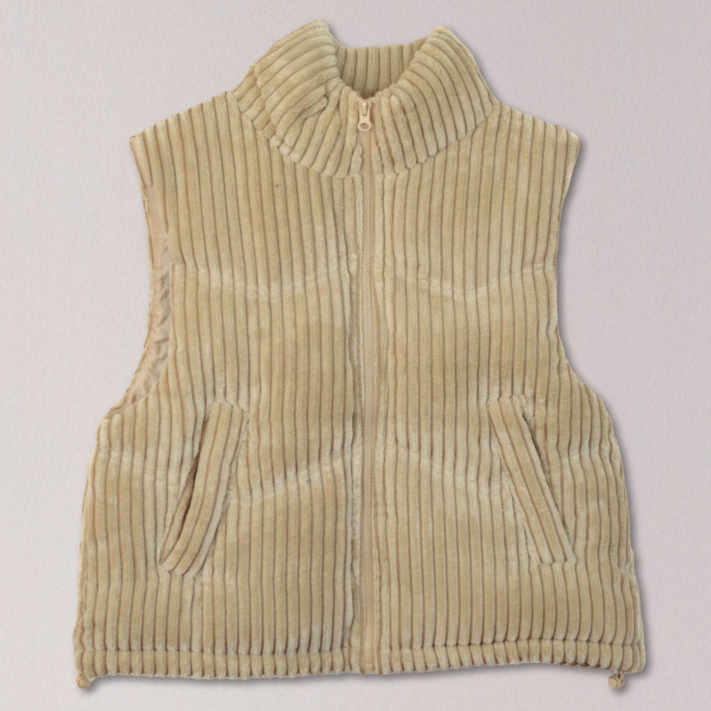 Corduroy Puffer Vest