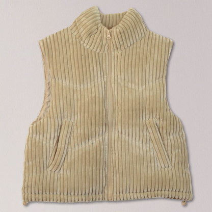 Corduroy Puffer Vest