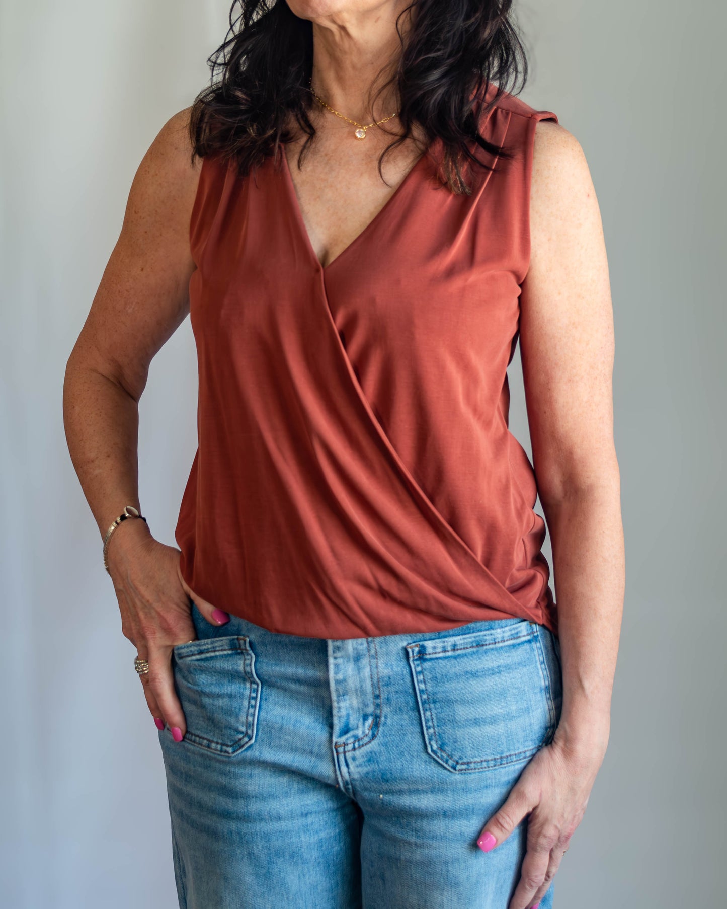 Veronica M Sleeveless Top